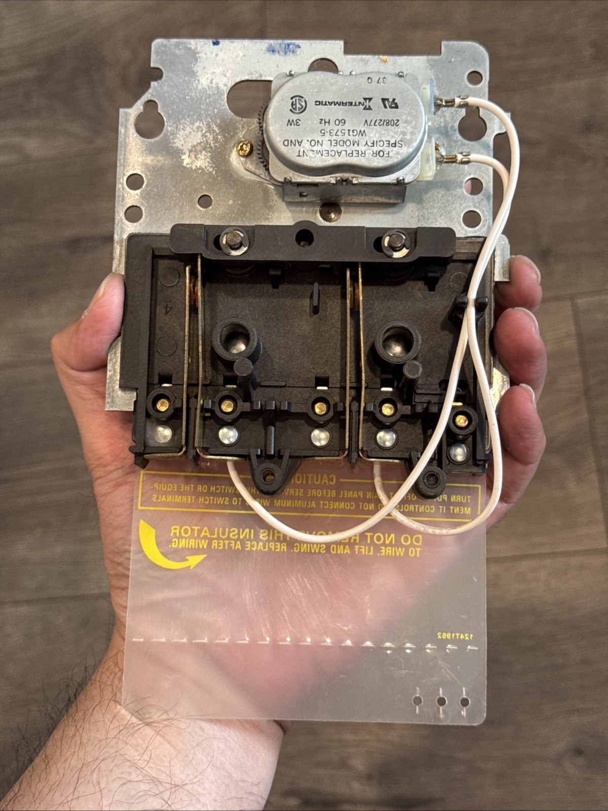 Intermatic Model E10694 Analog Mechanical Dial Timer Part with WG1573-5 motor