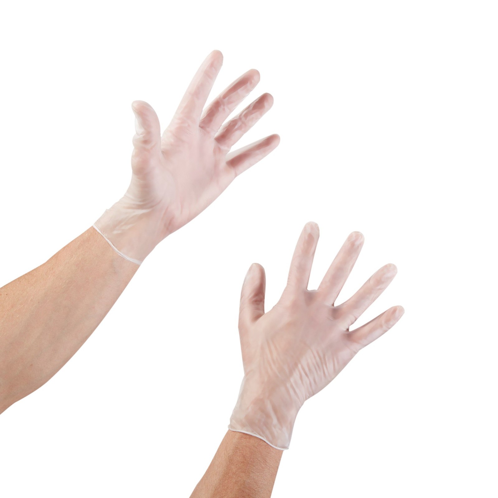 McKesson Vinyl Exam Glove Standard Cuff Length LARGE 100 per Box