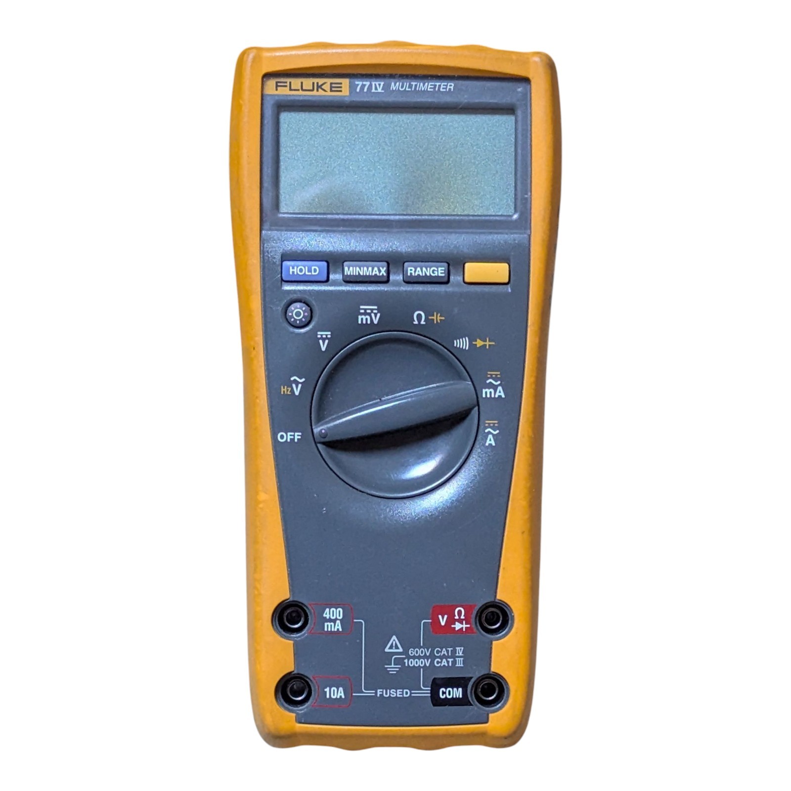 FLUKE 77-IV Multimeter W/ Leads + Magnetic Hanging Strap TPak Very Nice