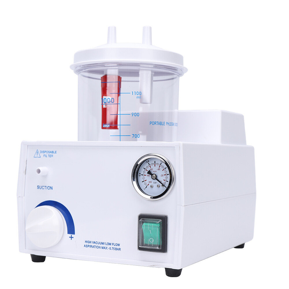 Portable Dental Phlegm Suction Unit Emergency Medical Vacuum Aspirator Equipment
