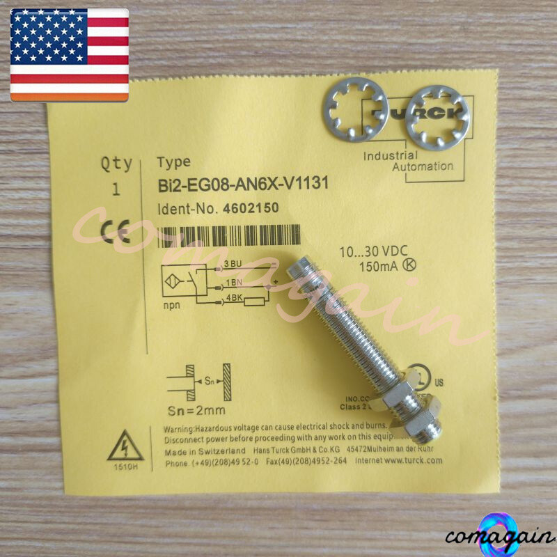 1PCS Inductive Sensor For Turck BI2-EG08-AN6X-V1131 Bi2EG08AN6XV1131 | 4602150