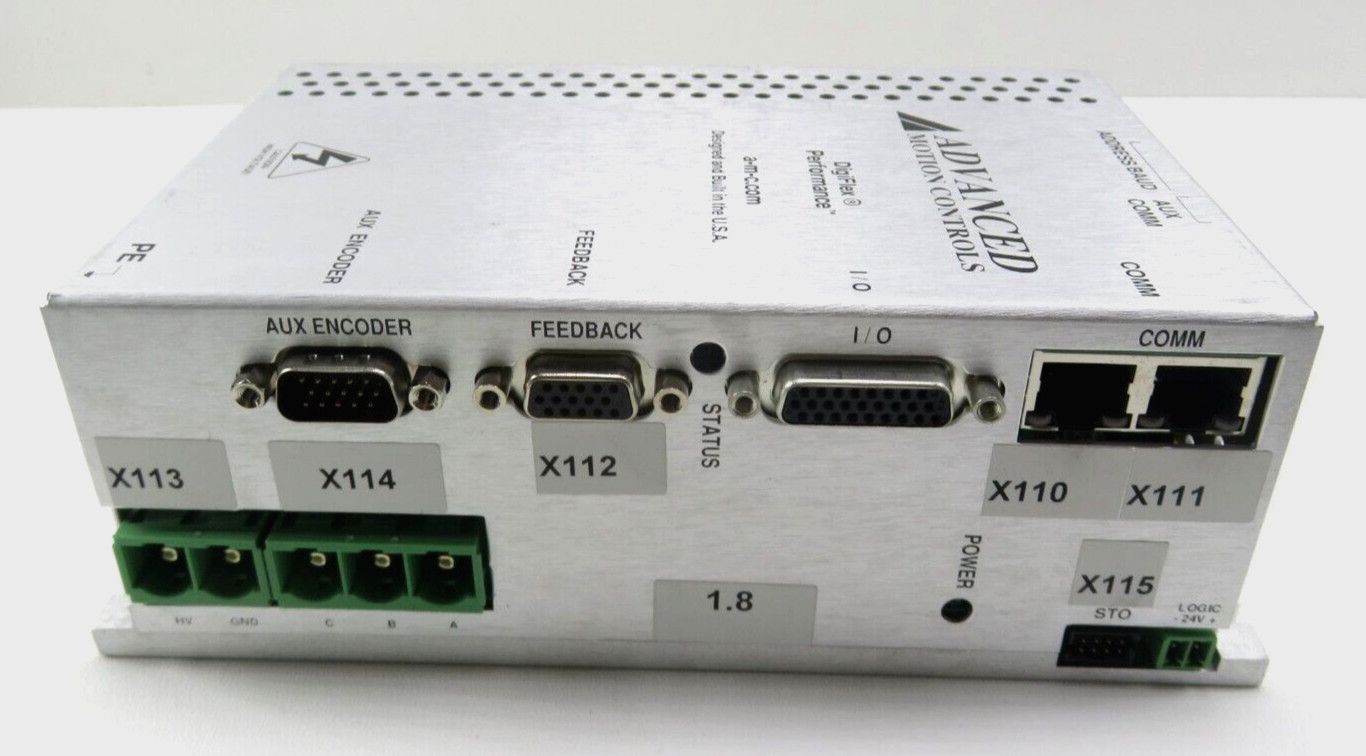 Advanced Motion Controls DPPANIU-100B080 Performance Panel Mount Servo Drive