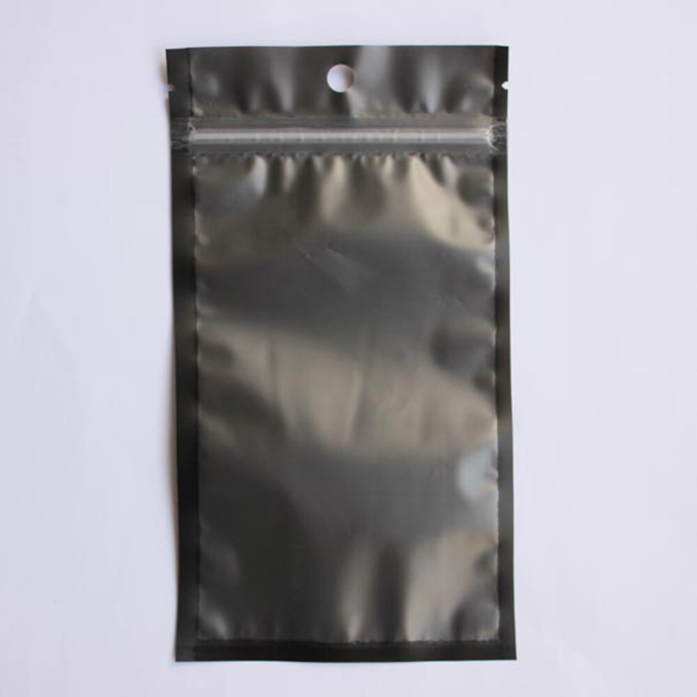 QQ Studio 10x18cm Black Food Safe QuickQlick™ Flat Candy Bag with Hang Hole