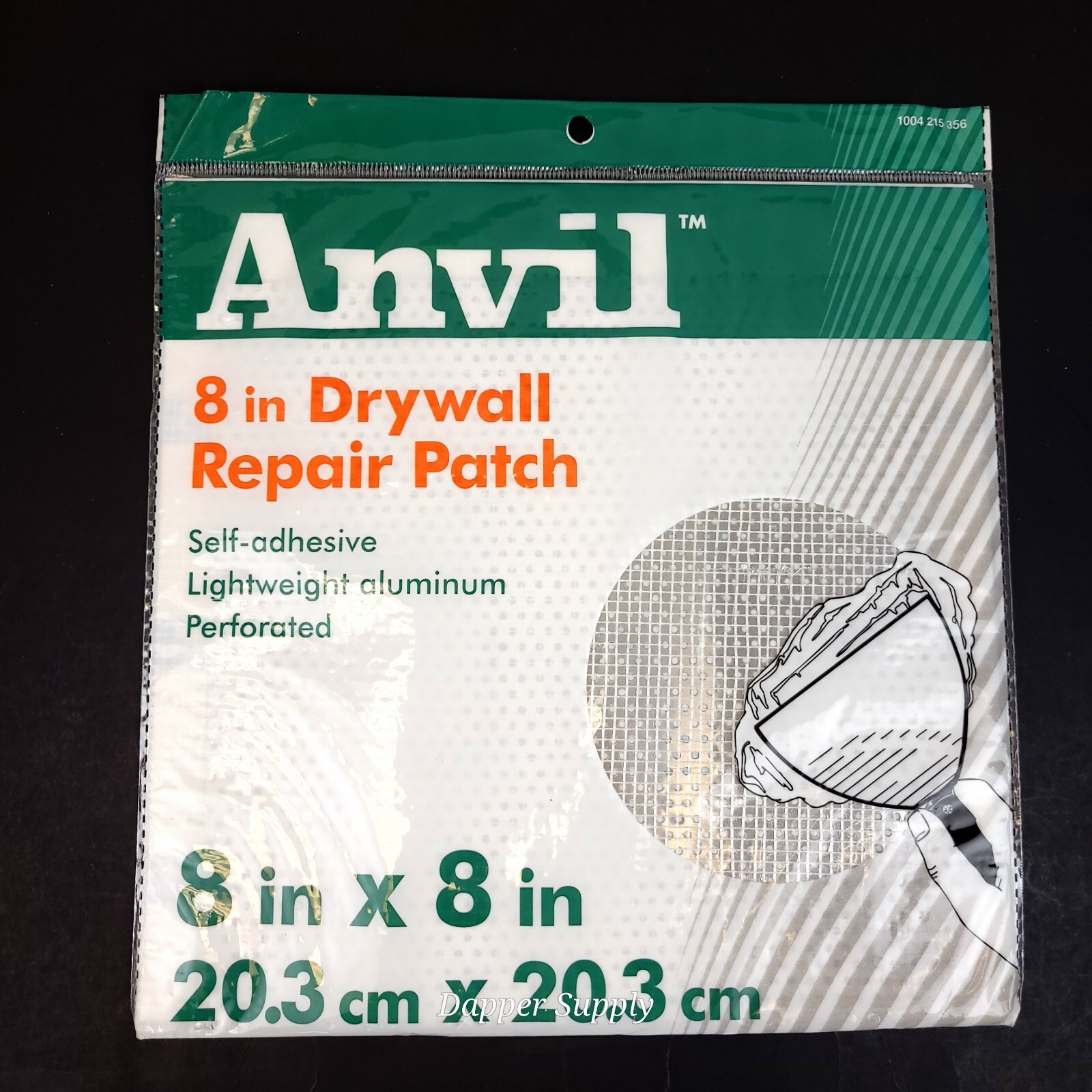 (Lot of 2) Anvil Drywall Repair Patch 8″ x 8″ 1004 215 356 New