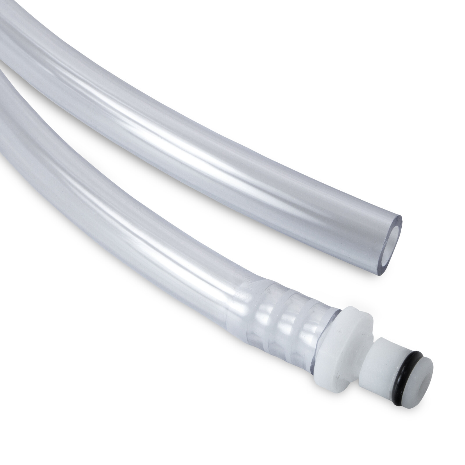 Hose and Male Push-To-Connect Fitting for Vacuum Pumps 12 Inch