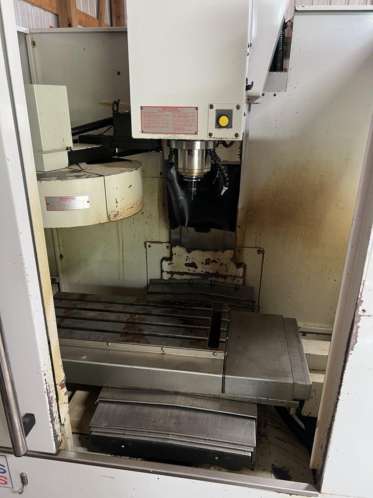 Milltronics Rw12 CNC Milling Machine Cat40 ATC Made In USA 220V 3phase