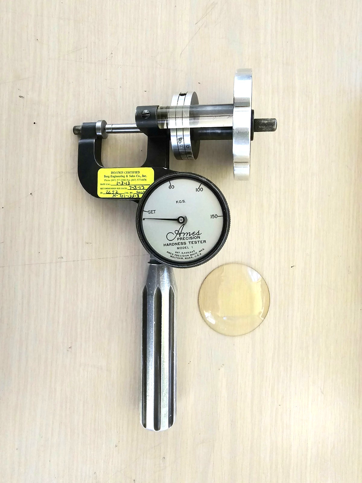 Ames Hardness Tester Model 1