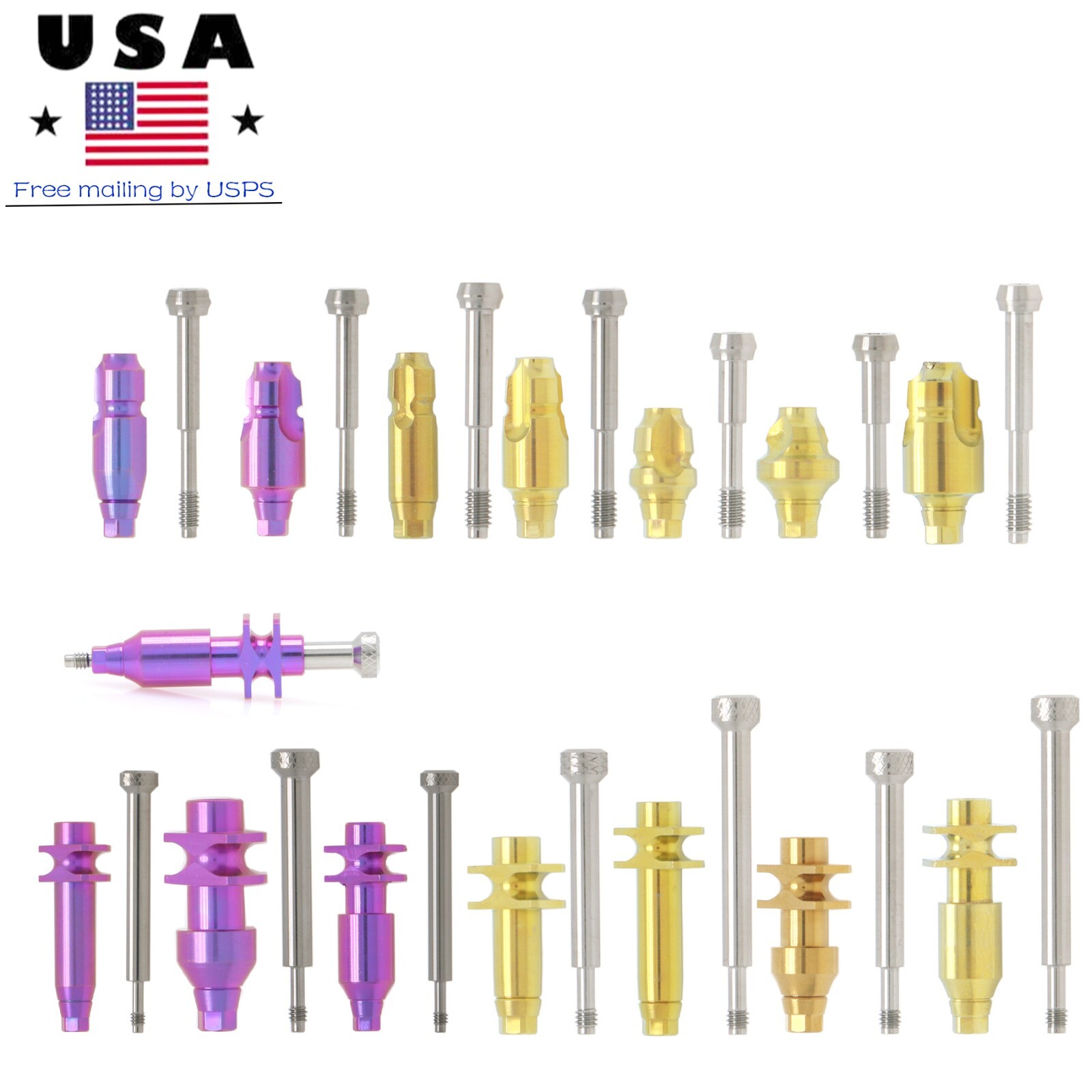 Locator/Healing Cap Abutment Transfer lab Analog for NobelBiocare NP/RP Hex Plat