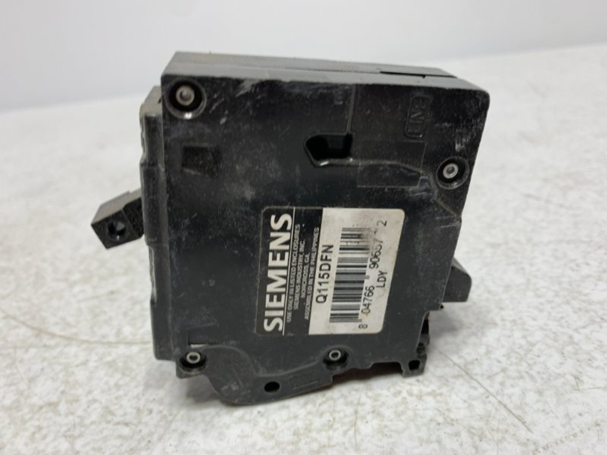 Siemens Q115DFN Circuit Breaker 15A 120V 1-Pole
