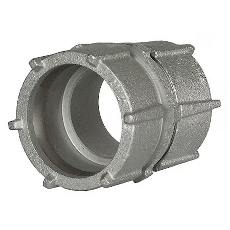 Raco 1832 Imc Coupling, 3 In, Compression, Steel, Zinc Plated, Gray