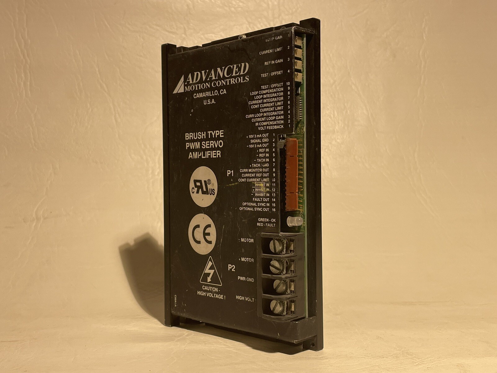 Advanced Motion Controls Brush Type PWM Servo Amplifier 50A8T