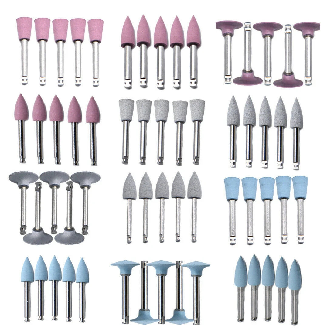 Dental Composite Silicone Rubber Polish Low-speed Grinding Finishing Point Bur