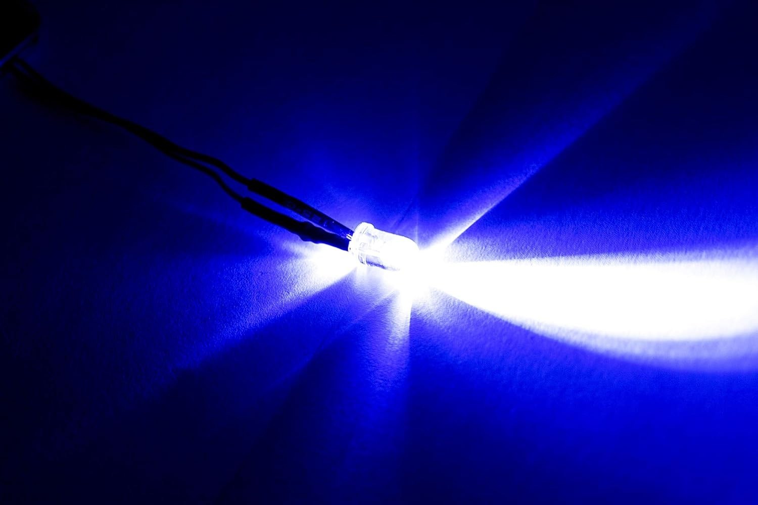 50PCS Ultra Bright 12v Pre Wired LED Diodes Light -Blue