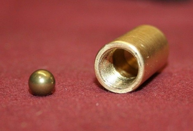 Witte 1/8 inch NPT Check Valve Gas Engine HIt MIss Fuel Tank Line Brass Motor