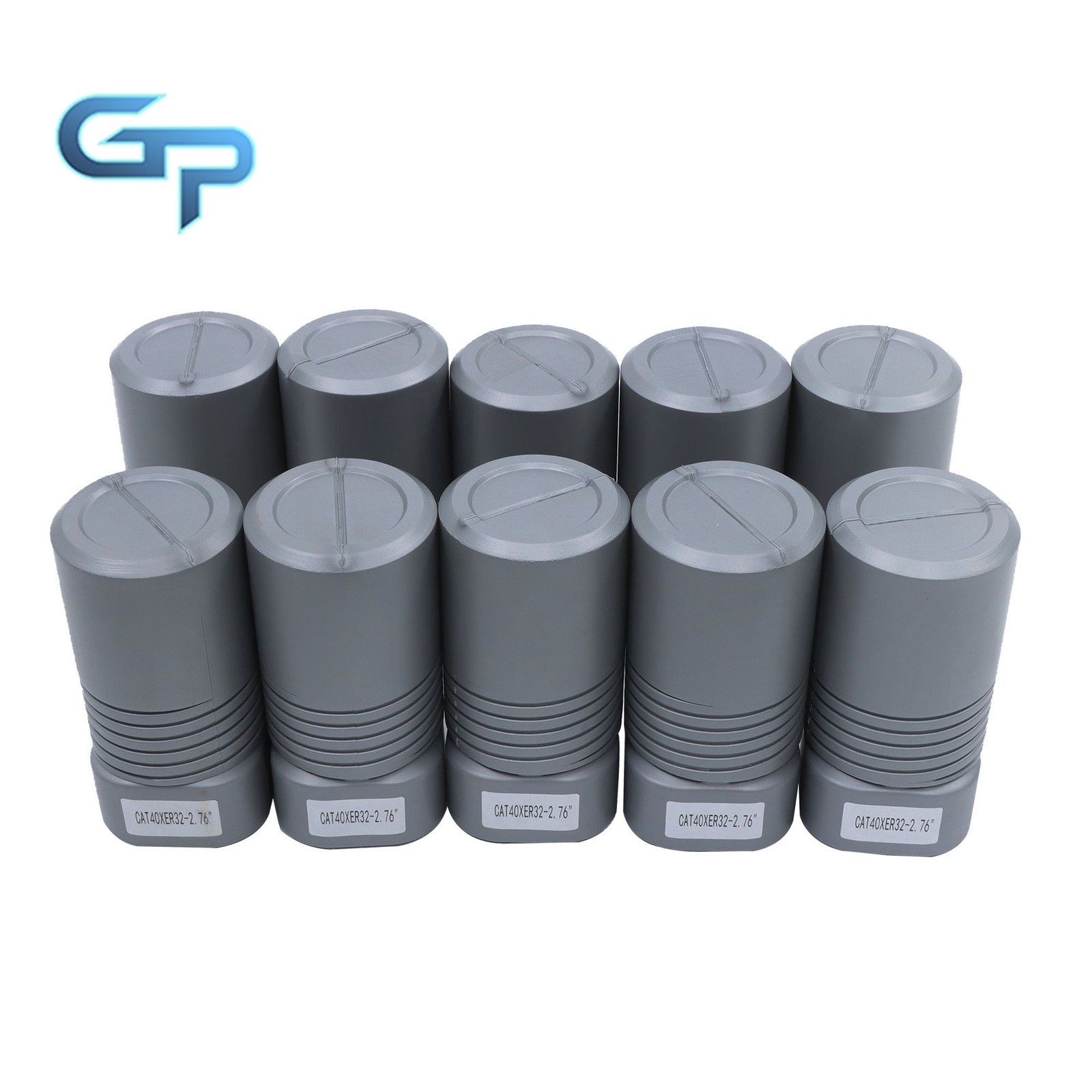 CNC Milling Tool Holder Set 10pcs CAT40 ER32 2.76″ 70mm Chuck