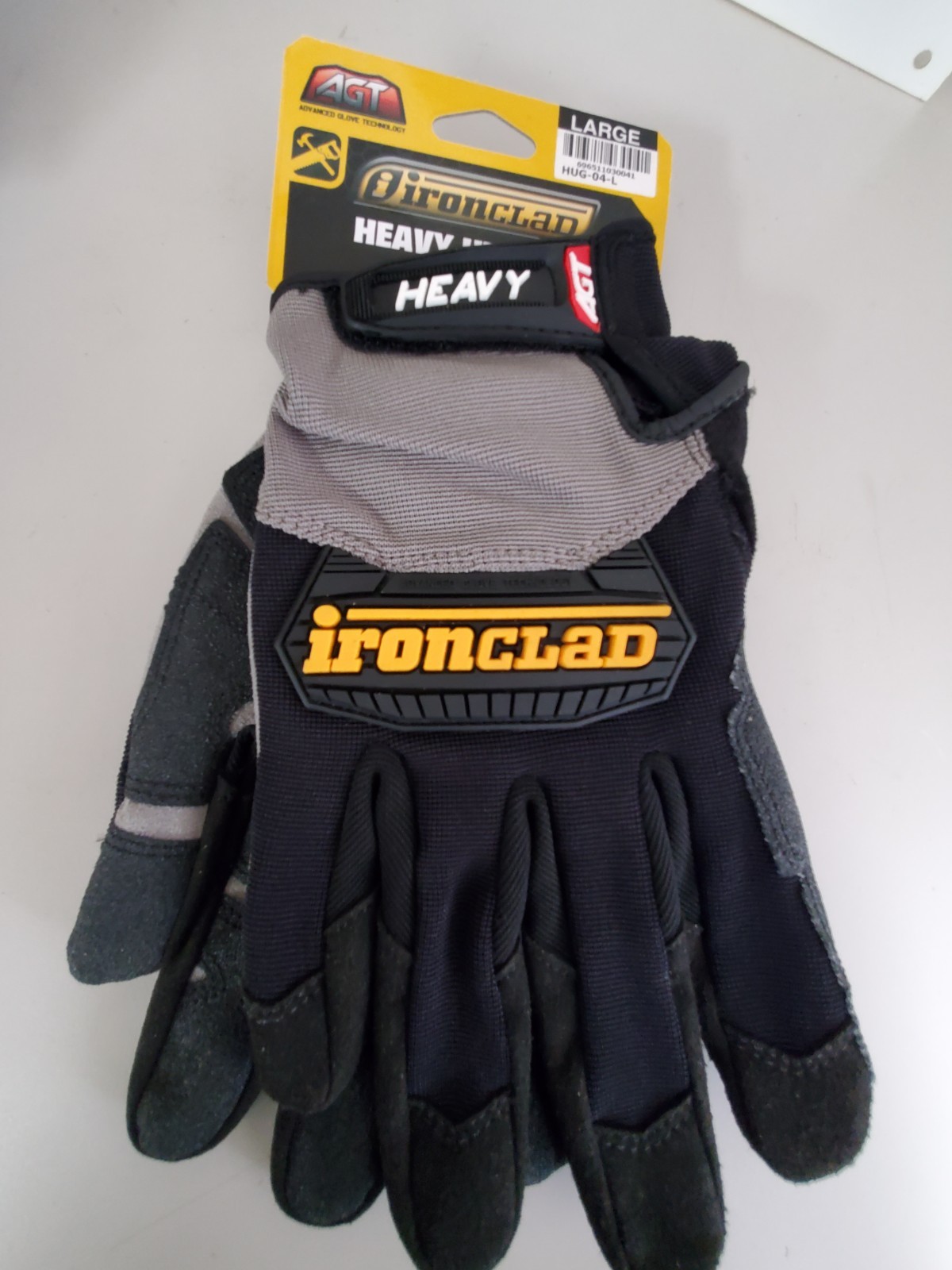 1-PAIR IRONCLAD LARGE HEAVY DUTY UTILITY GLOVES HUG-04-L «NEW»