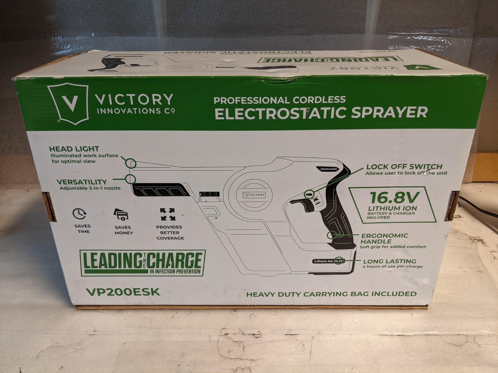 OPEN BOX Victory Innovations VP200ESK Cordless Electrostatic Handheld Sprayer