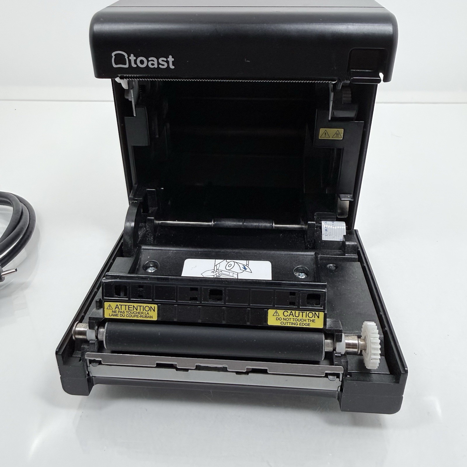 Toast TP200 Receipt Printer POS w/ USB-C Cable Black – Tested Working