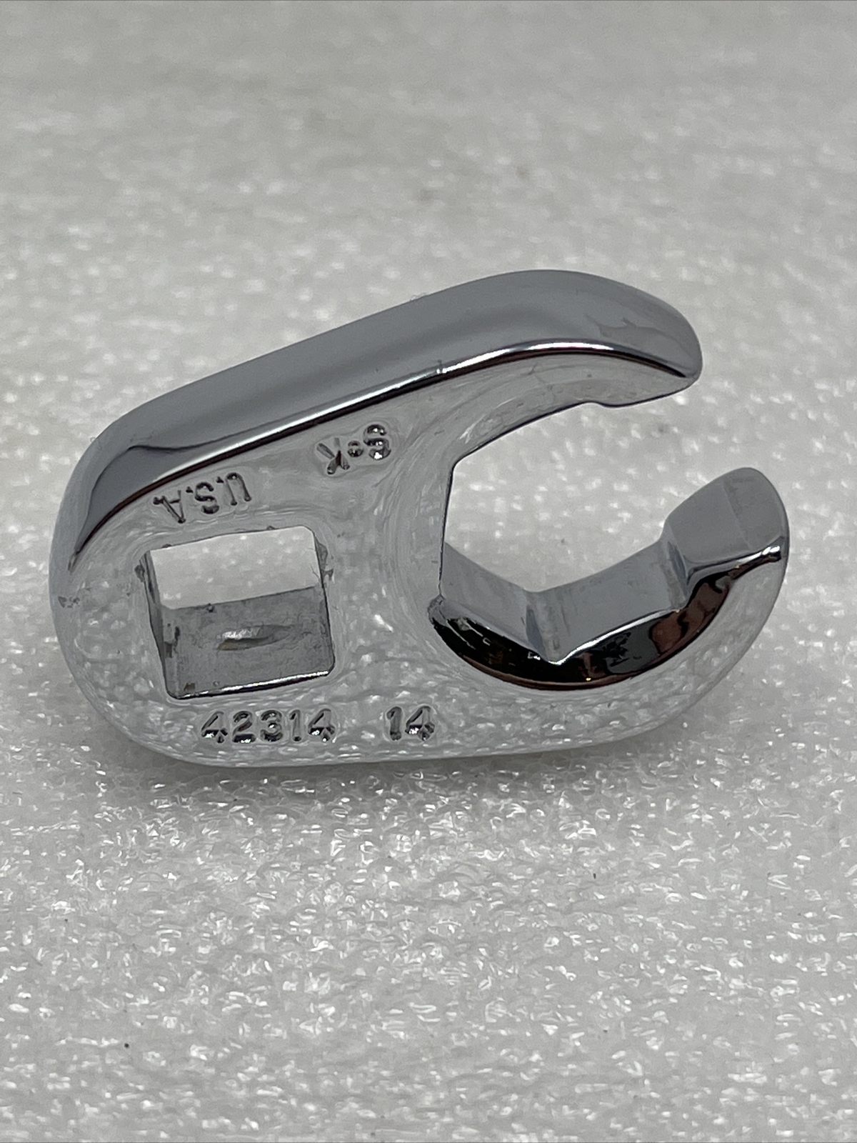 14mm SK Tools Flare Nut Crowfoot Wrench, 3/8” Drive, 6 Point, USA Made, 42314