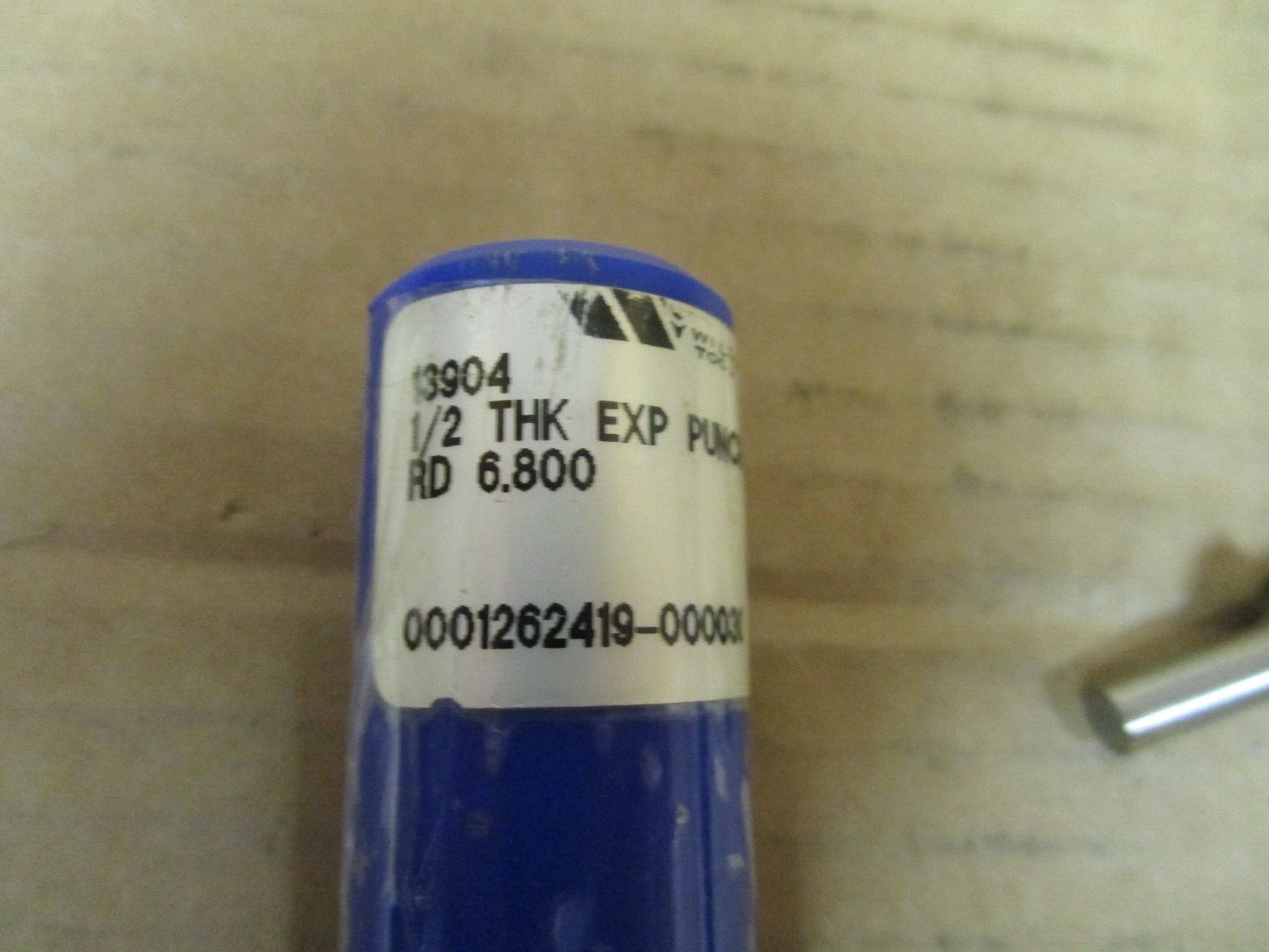 NEW WILSON TOOL 13904 1/2 THK EXP PUNCH RD RD 6.800
