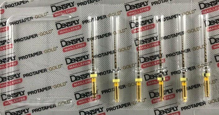 Dentsply ProTaper Gold Rotary Files F1,F2,F3,S1,S2,SX-F3 6 files/pack