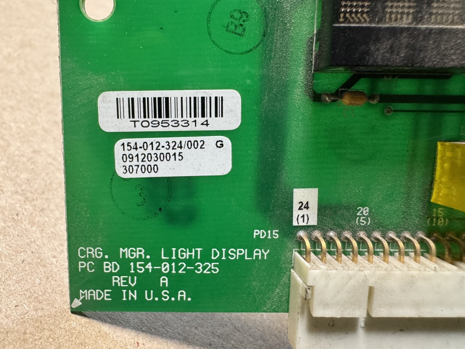 Raymond Forklift 154-012-324/002, CIRCUIT CARD OPERATORS DISPLAY (GOOD USED)