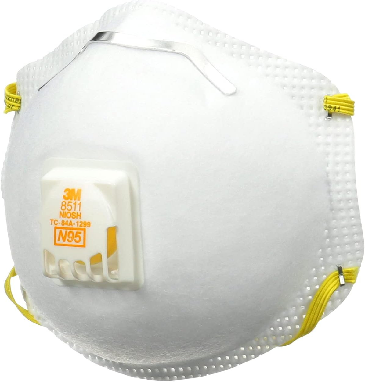 3M N95 Respirator 8511, 10 Pack, NIOSH-APPROVED N95, Features COOL FLOW Exhalati