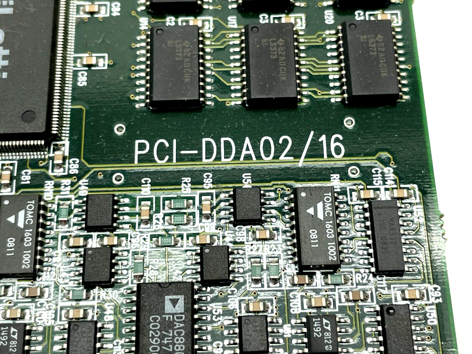 Measurements Computing PCI-DDA02/16 Analog Output and Digital I/O Card