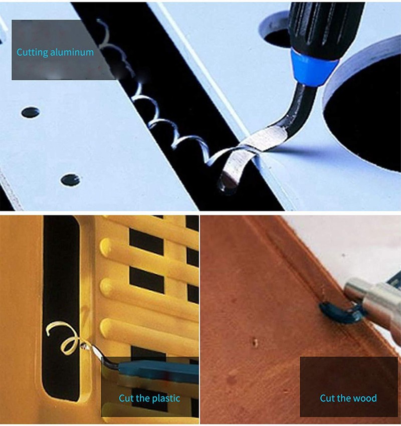 Aluminum Handle With 15 Steel Blades Metal Resin PVC Plastic Deburring Tool