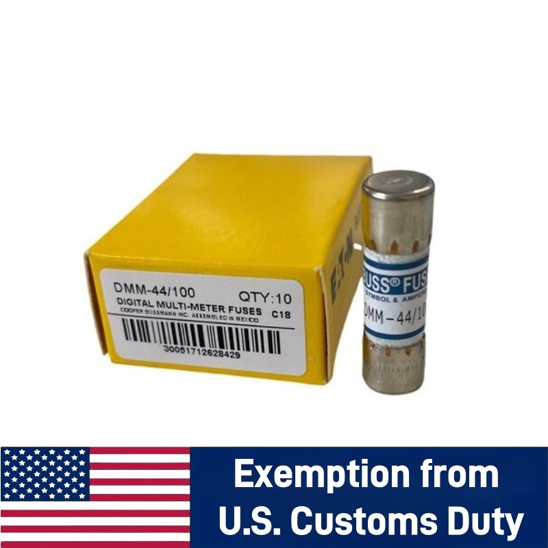 10PCS New Bussmann DMM-44/100 1000V 0.4A Fast- Acting Fuse