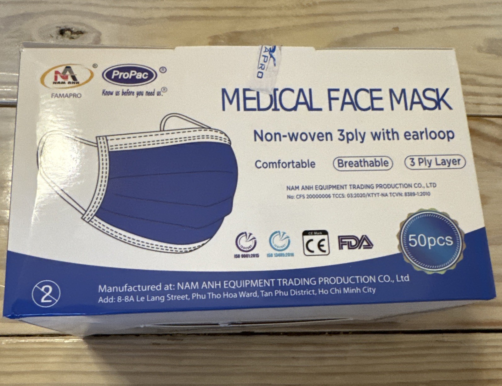 Medical Face Mask 3ply 50 PCS | Industrial DIY Crafting Woodwork | NEW