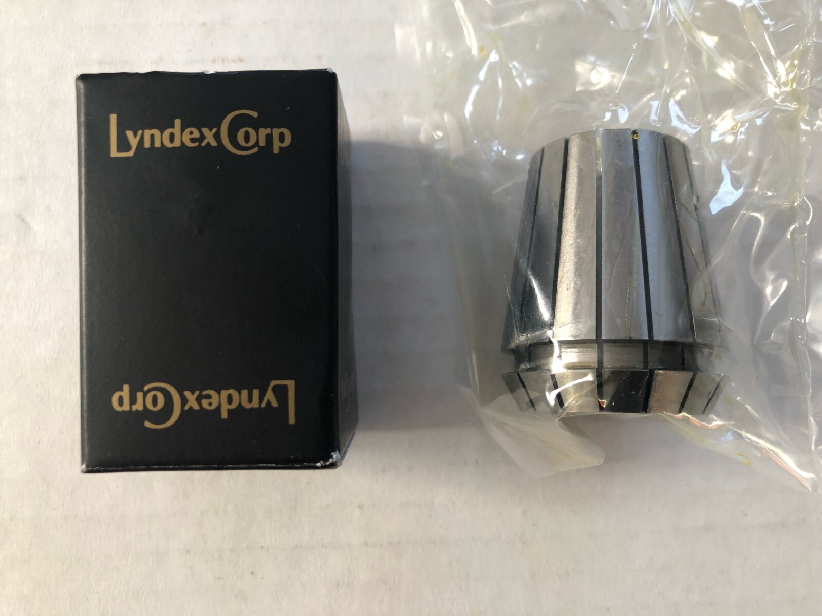 LYNDEX Collet E32-032, Round Face, 1/2 in Max. Body Dia., 40.00mm Overall
