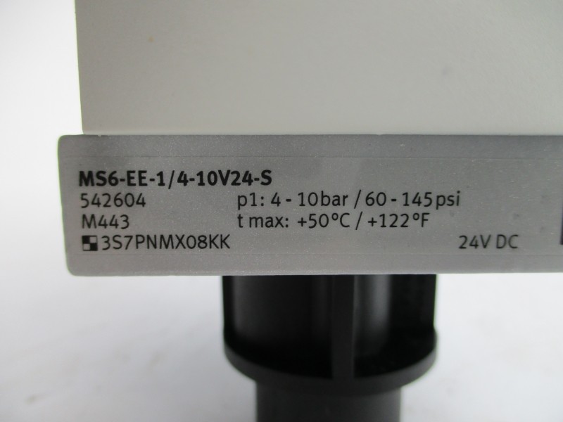 FESTO MS6-EE-1/4-10V24-S 542604 24VDC 60-145PSI 50’C/122’F NSMP