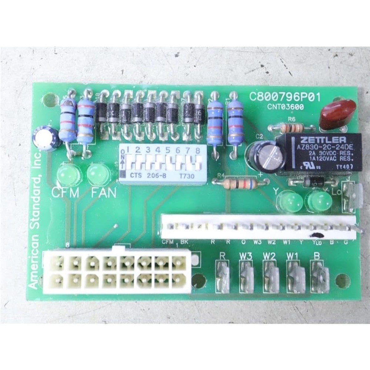 Trane American Standard Furnace Control Board C800796P01 CNT03600 Open Box