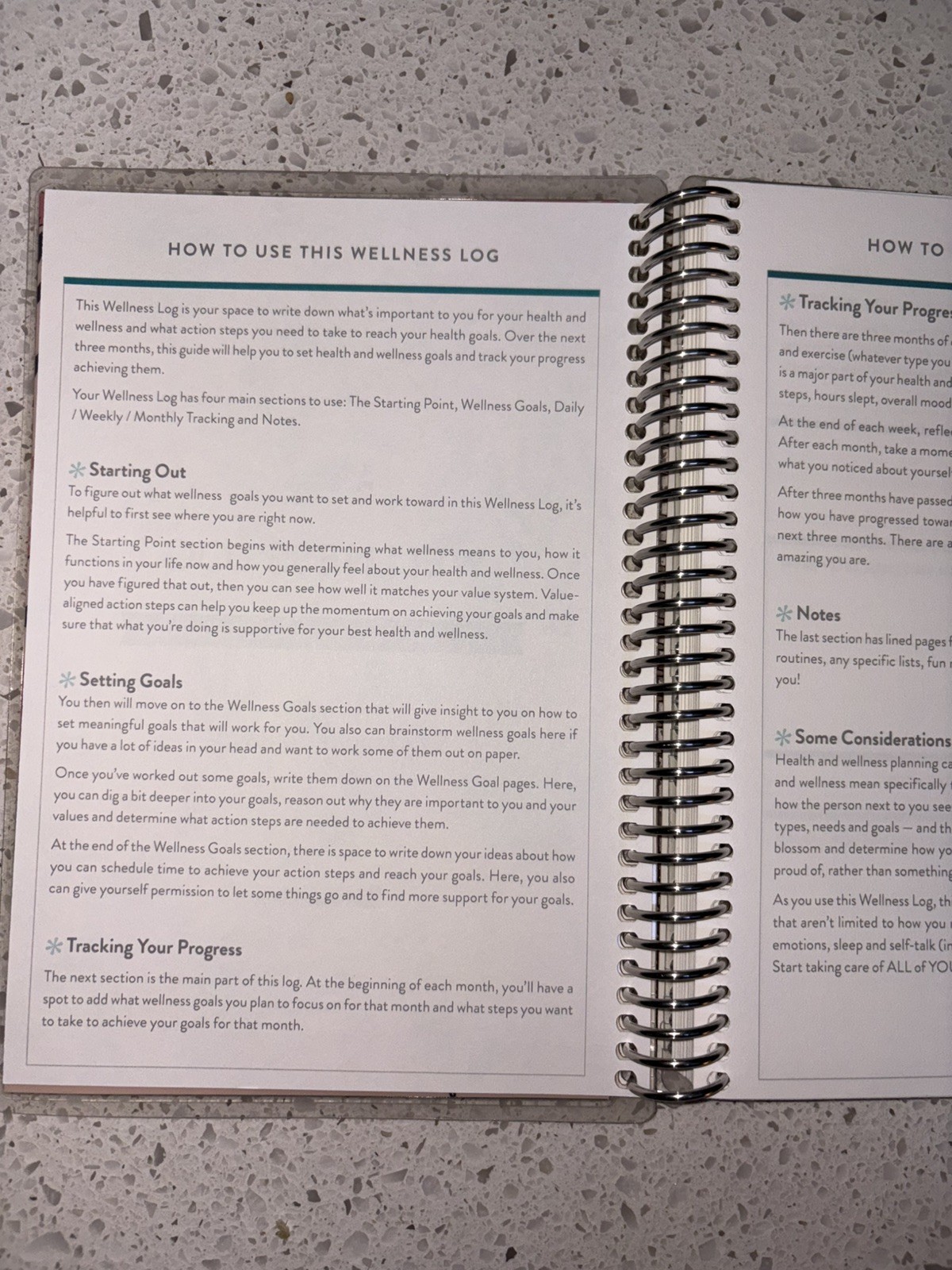 Erin Condren Coiled Daily Wellness Journal You Have What It Takes Planner