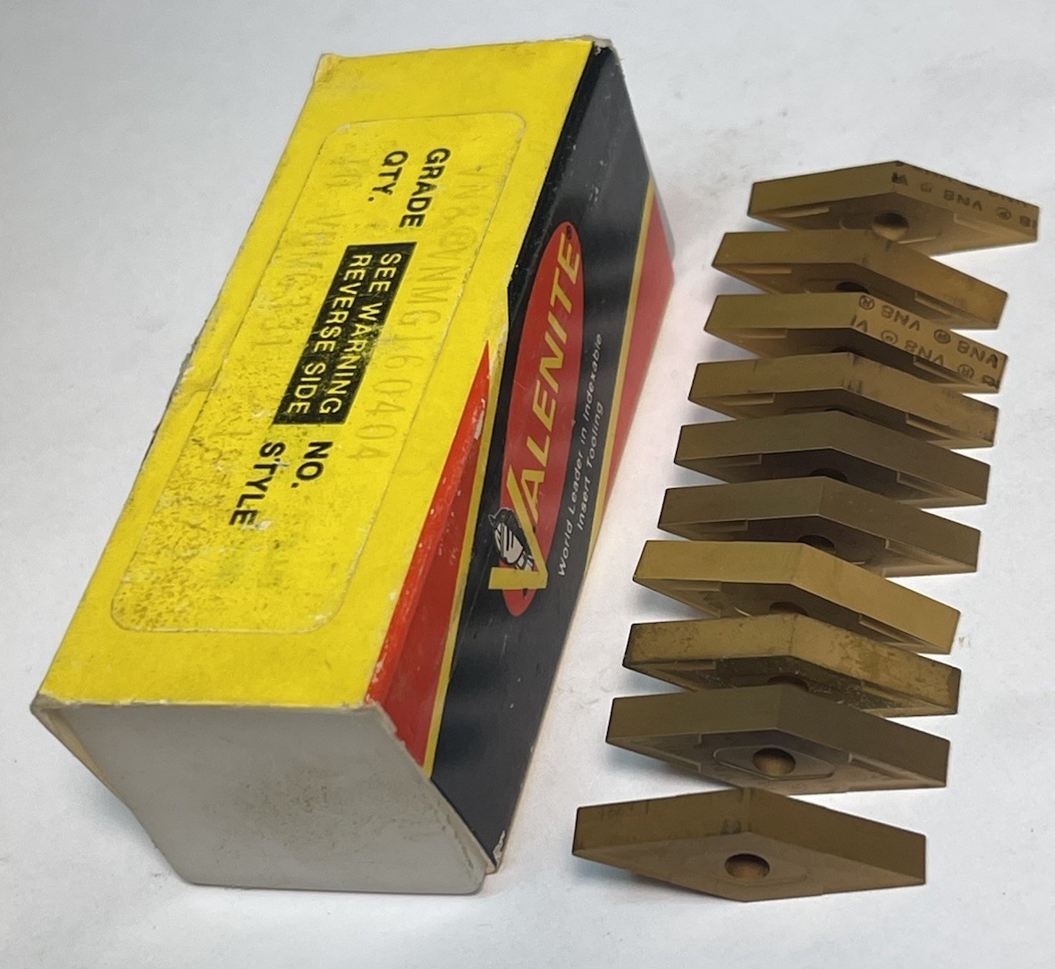 VALENITE VNMG331/VNMG 160404-VN8 Carbide Inserts Qty.10 (26MY624)