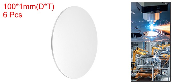 6Pcs Aluminum Disc 4″(100mm) Dia 0.04″(1mm) Thick Round 5052 Aluminum Sheets