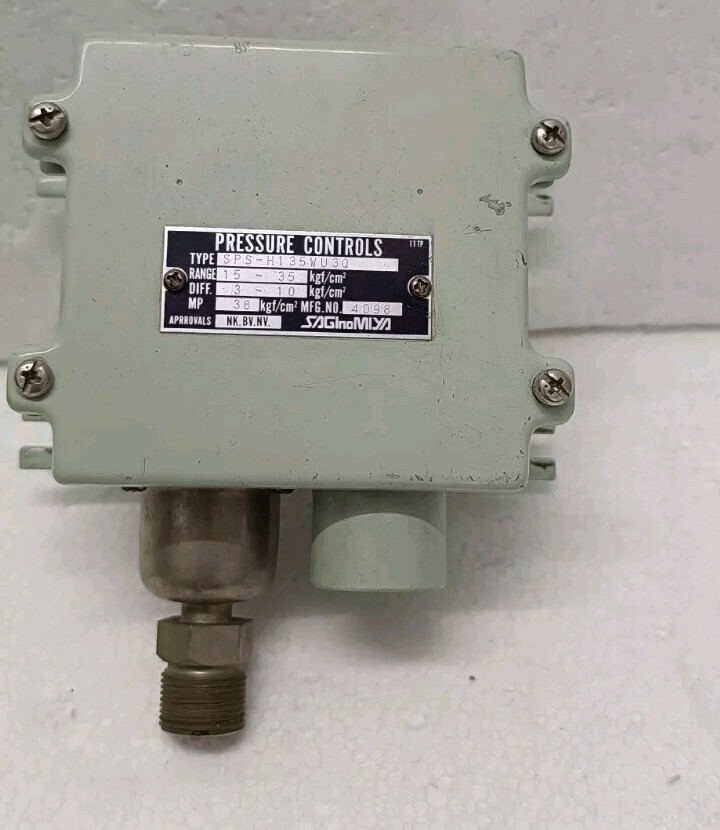 SAGINOMIYA PRESSURE CONTROLS SPS-H135WU3Q 15-35 KGF/CM FREE DELIVERY