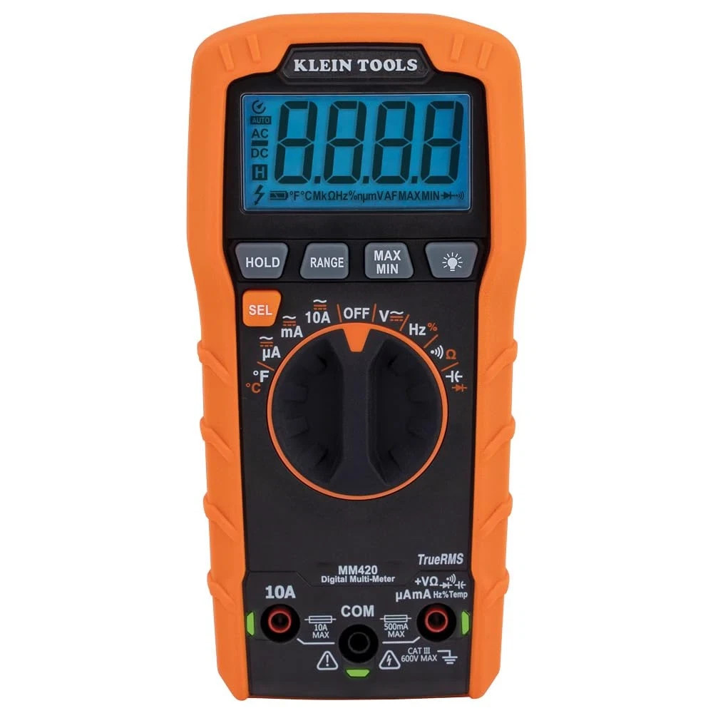 Klein Tools Auto-Ranging Digital Clamp Meter (CL390)