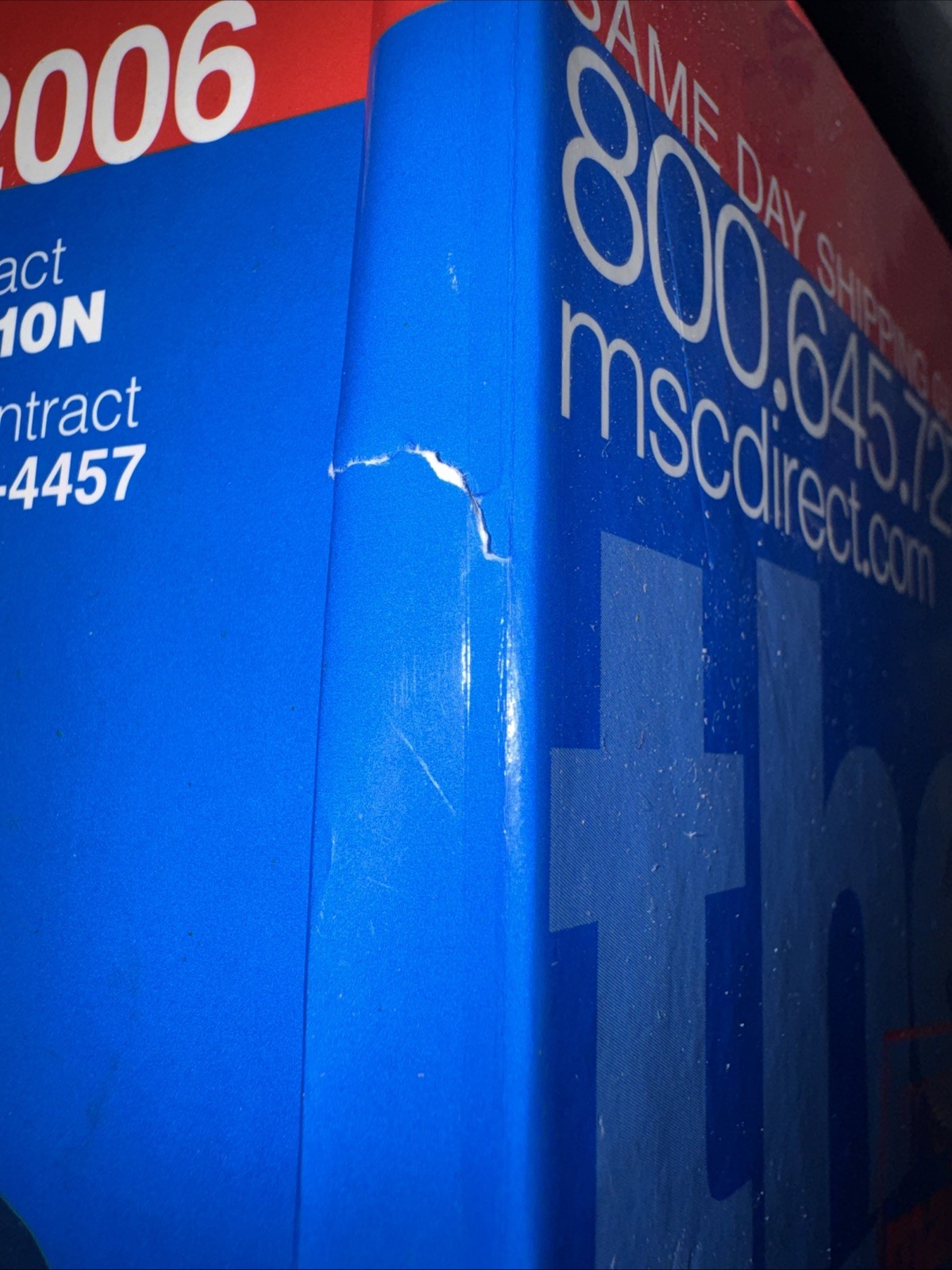 GUC Big Book MSC Industrial Supply Tools POWER 2005/2006 METALWORK MAINTENANCE +