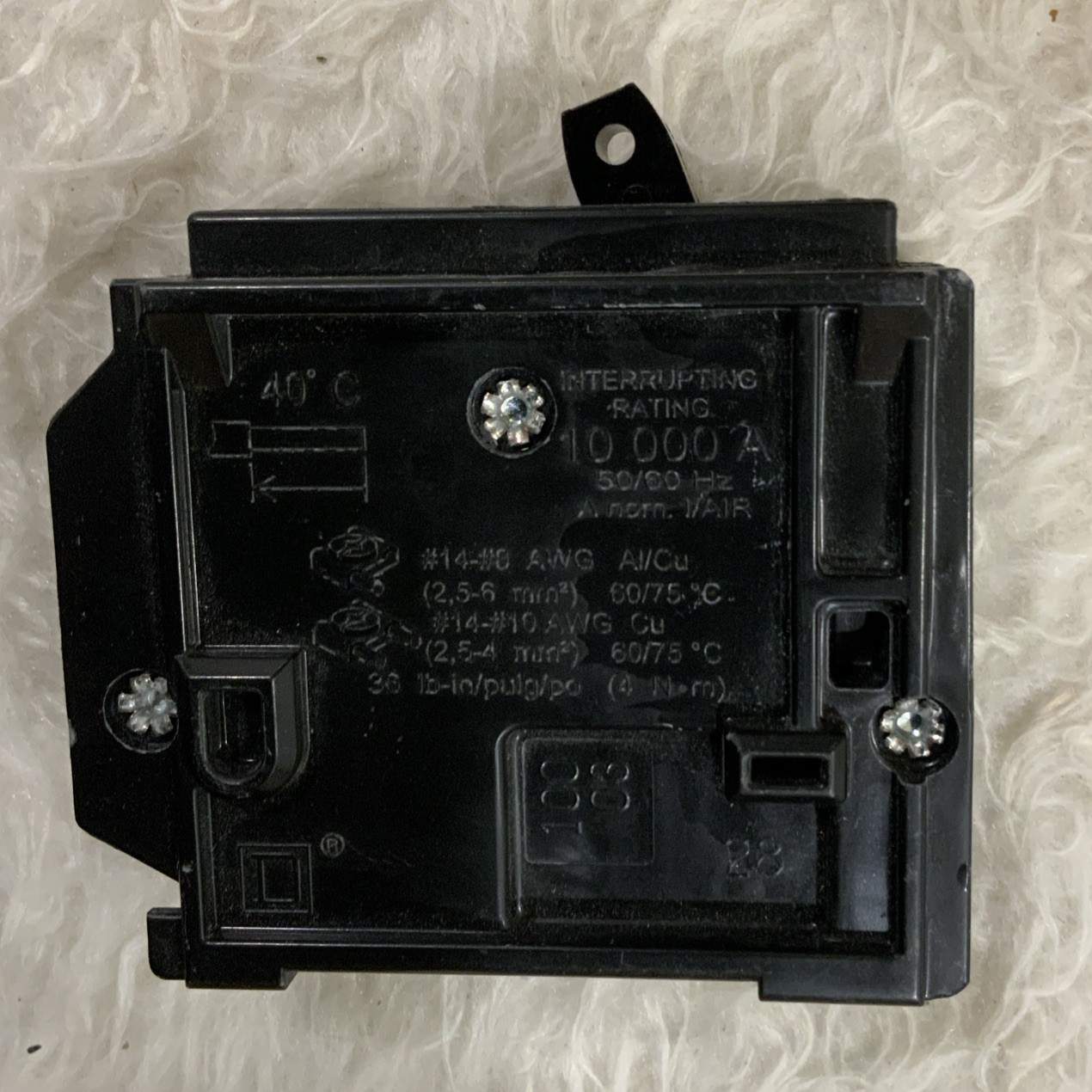 Homeline HOM115DF 15 Amp 1 Pole 120V AC Plug in Dual Function GFCI AFCI Breaker