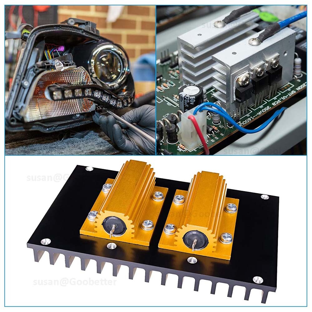50W Resistor Metal Wirewound Range – Aluminium Power Resistors 0.01 to 510K ohm