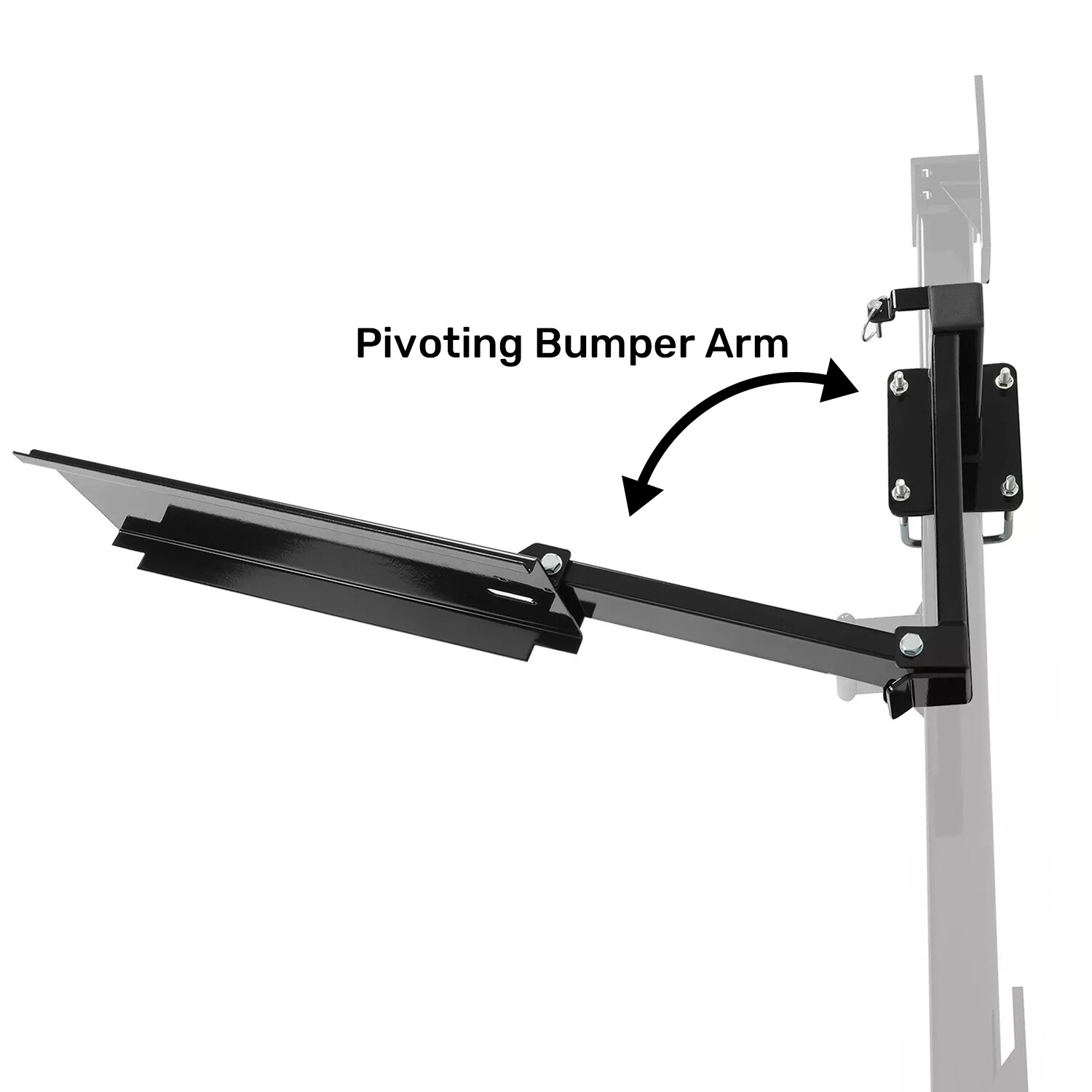 Quick Products Steel Bumper-Mounted Swing Arm Assembly For Grilling Tailgating