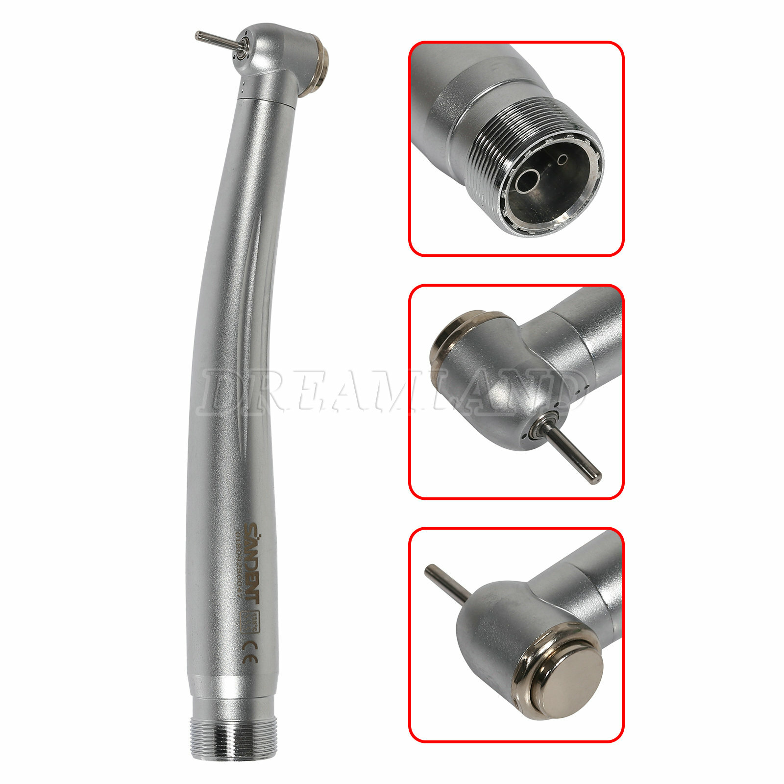 1-5X SANDENT NSK PANA MAX Style Dental High Speed Handpiece Push 2 Holes Borden