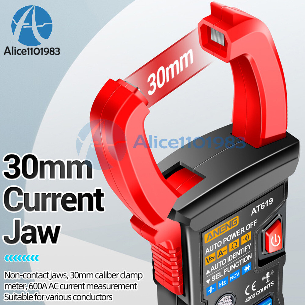 ANENG AT619 Digital Voice Broadcast Multimeter Professional AC DC Clamp Meter