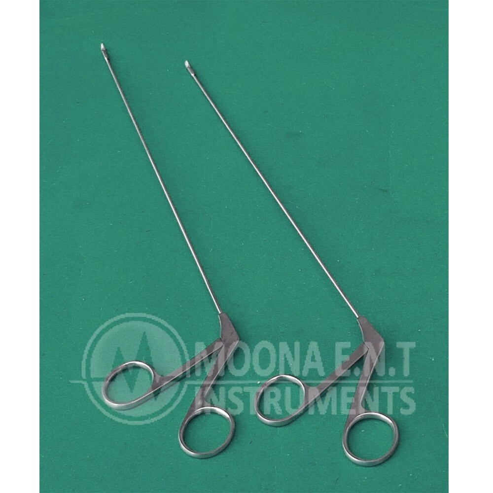 Laryngeal Scissors Set Right & Left Curved Tips, Working Length 23cm ENT Surgery