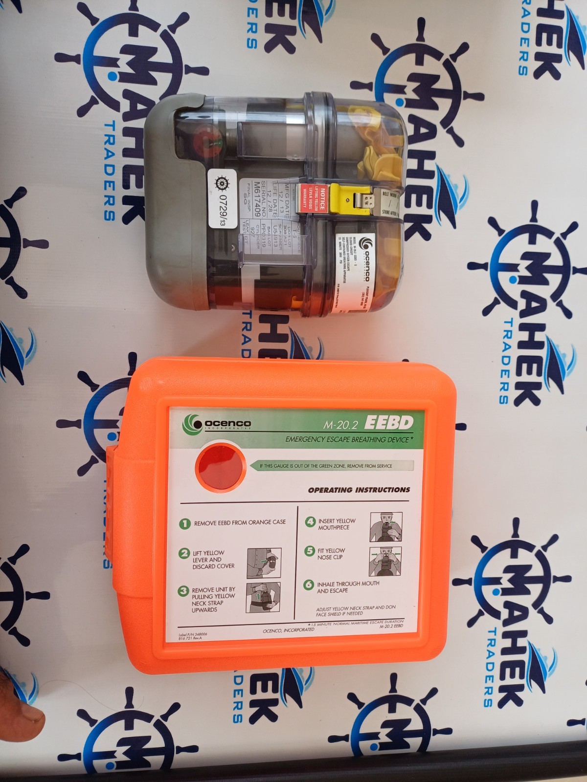 OCENCO EEBD BREATHING DEVICE M-20.2 (LIFE DATE 12/2028)