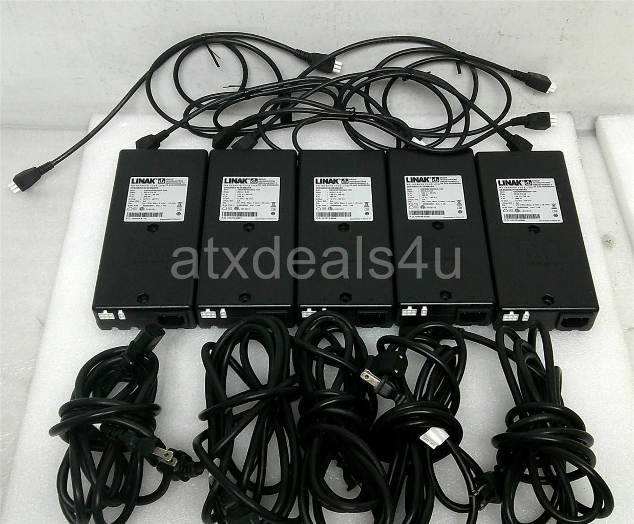 Linak CBD6SP00020A-109 Linear Actuator Control Box w/ Power Cord Lot of 5