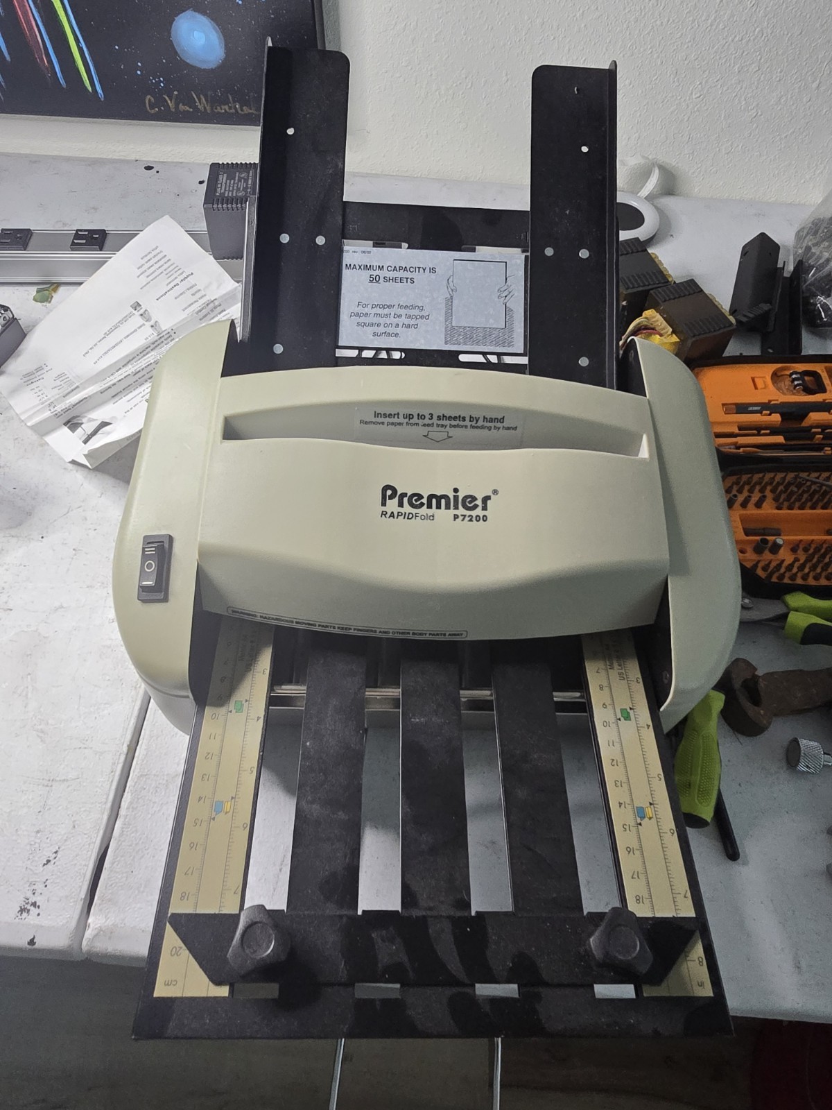 Premier RapidFold P7200 Automatic Paper Folding Machine Letter Folder