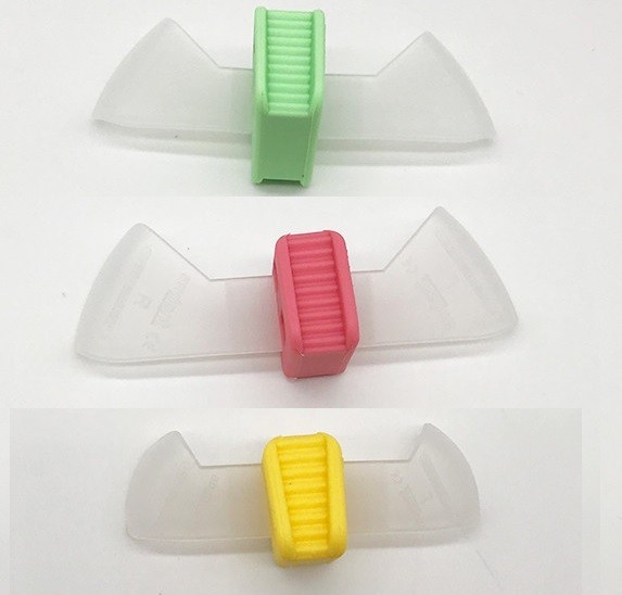 Dental Silicone Mouth Prop Latex Bite Block with Tongue Guard Mouth Prop S/M/L